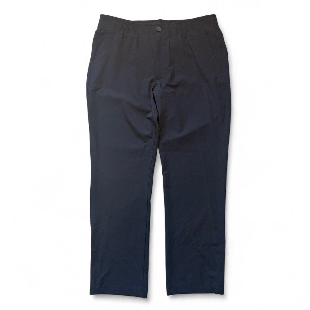 Under Armour 36x30 Navy UA Drive 1364407 Straight Golf Mens Dress Pants Stretch